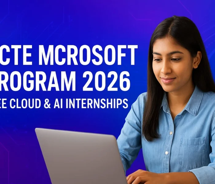 AICTE Microsoft Program 2026
