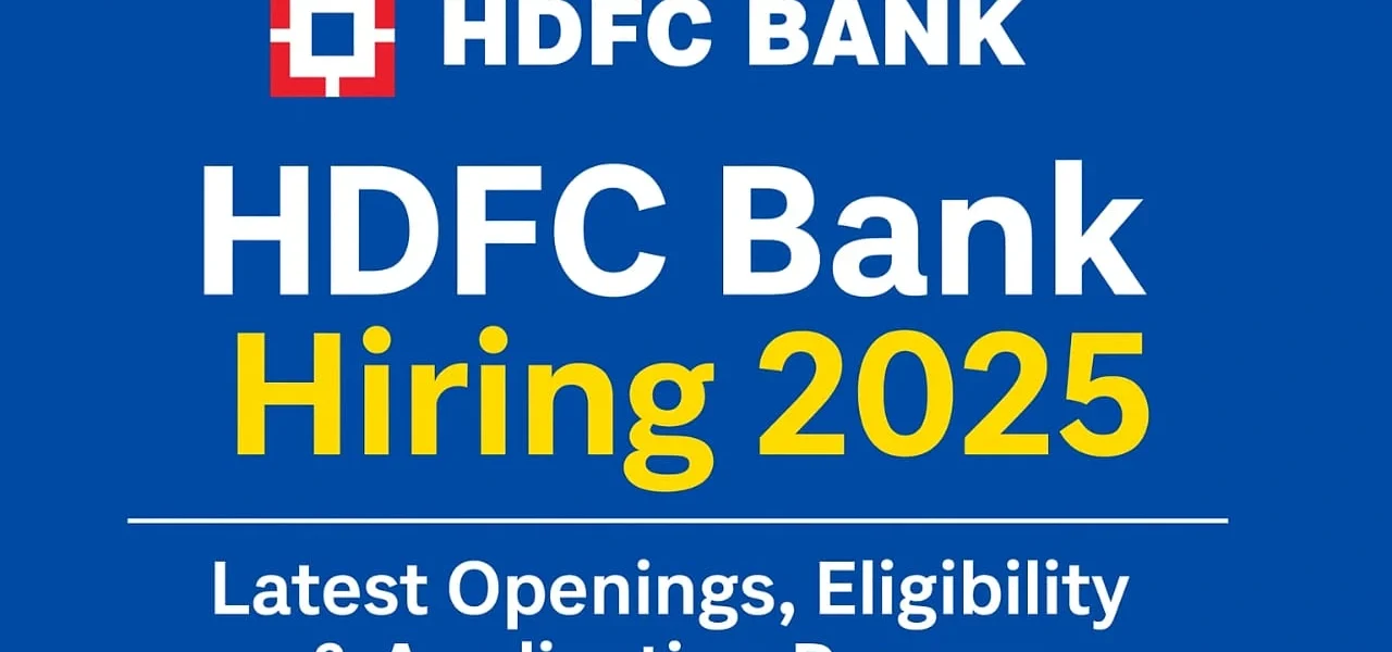 HDFC Bank Hiring 2025