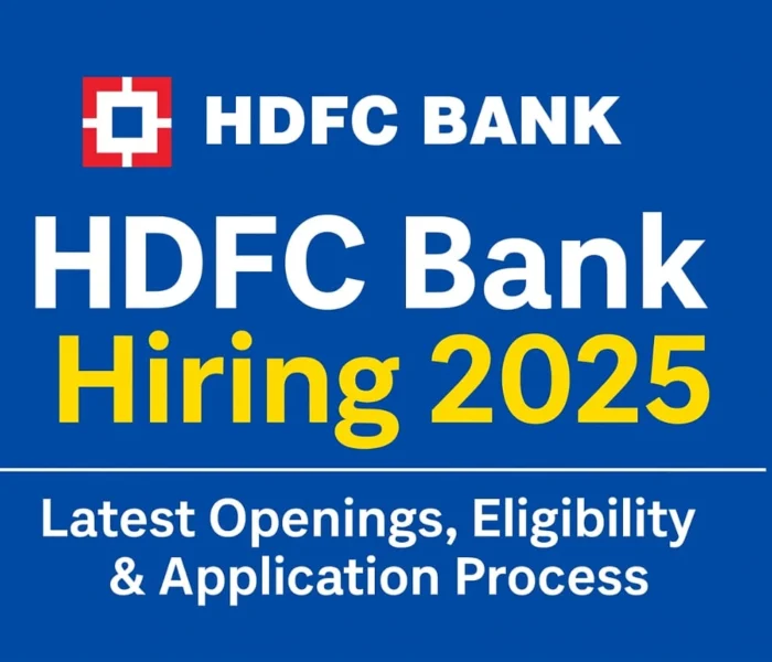 HDFC Bank Hiring 2025