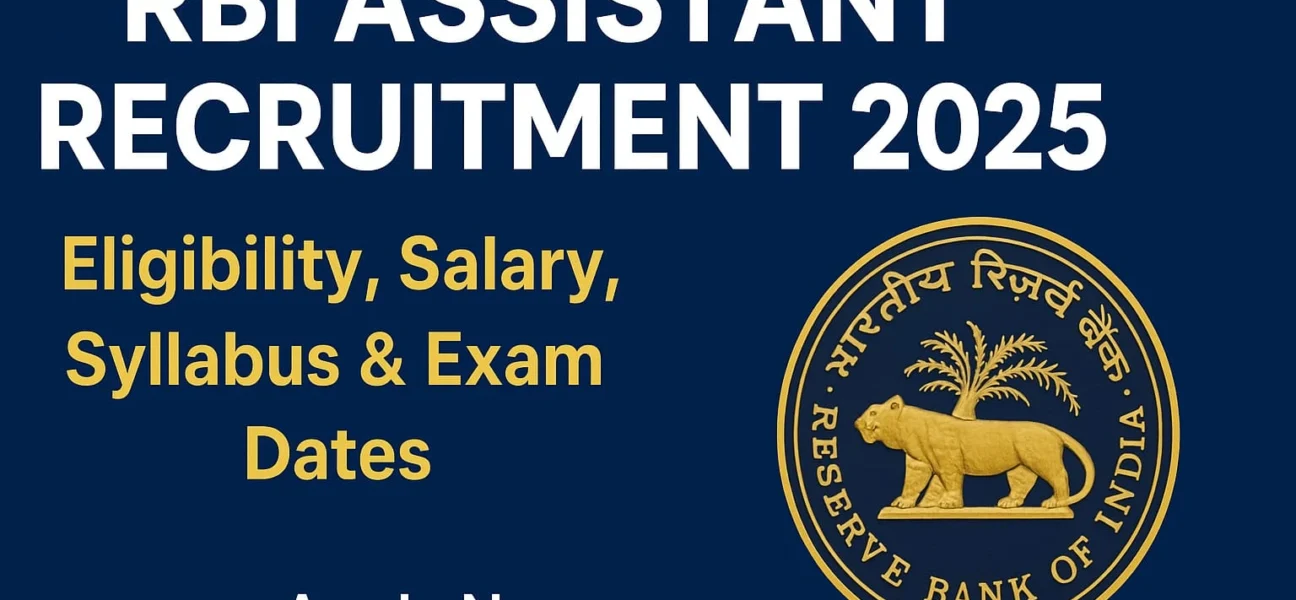 RBI Assistant Recruitment 2025