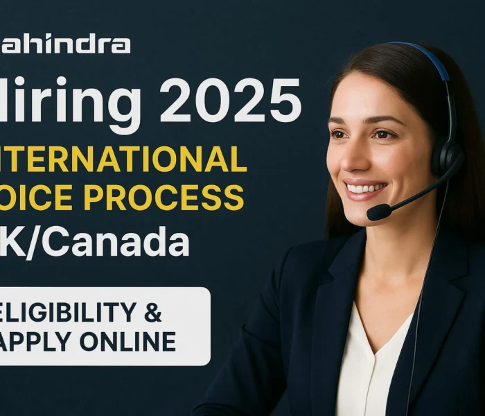 Mahindra Hiring 2025