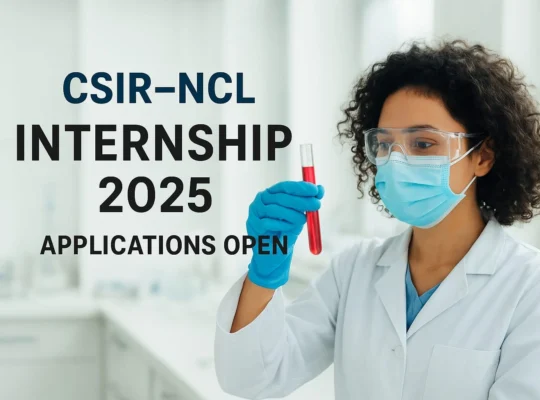 CSIR–NCL Internship 2025