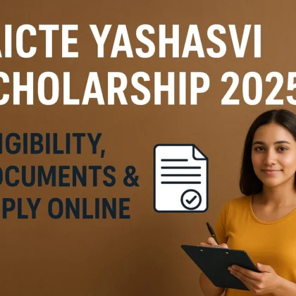 AICTE YASHASVI Scholarship 2025