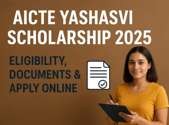 AICTE YASHASVI Scholarship 2025