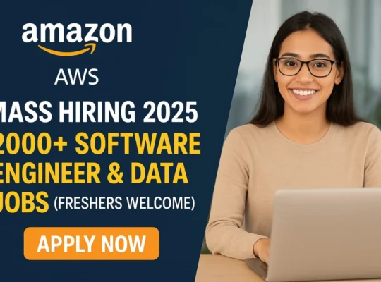 Amazon AWS Mass Hiring 2025