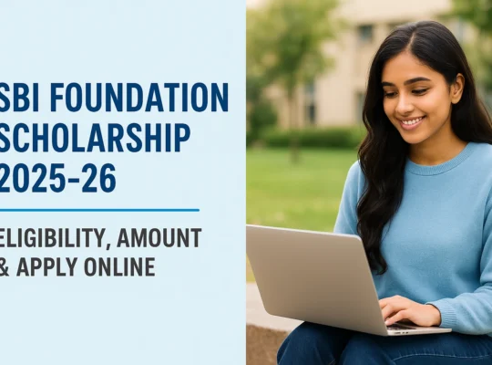 SBI Foundation Scholarship 25