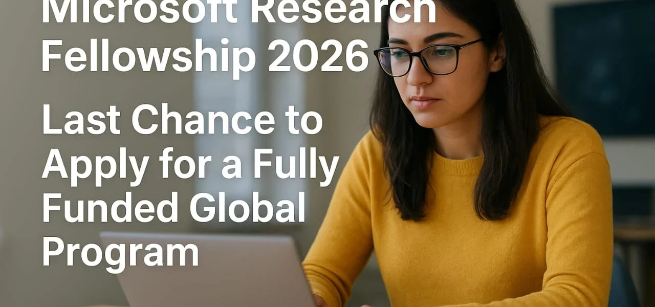 Microsoft Research Fellowship 2026