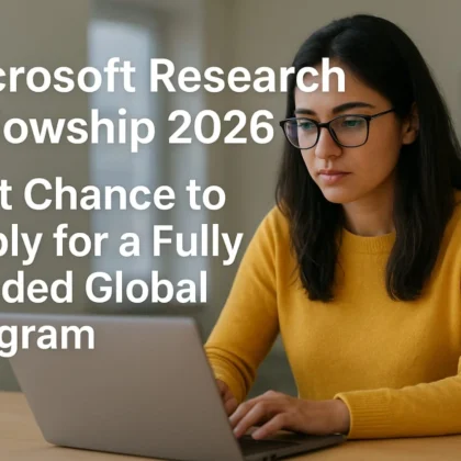 Microsoft Research Fellowship 2026