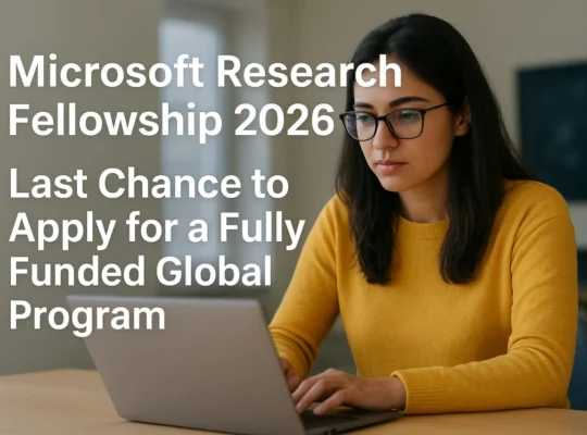Microsoft Research Fellowship 2026