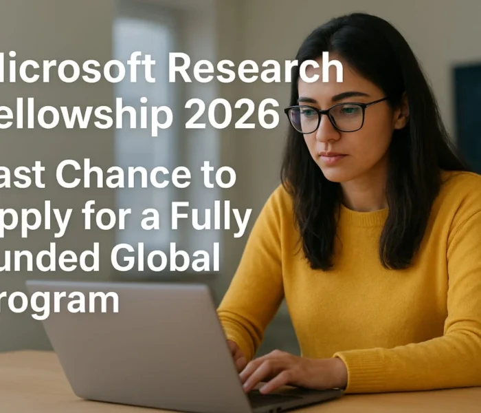 Microsoft Research Fellowship 2026