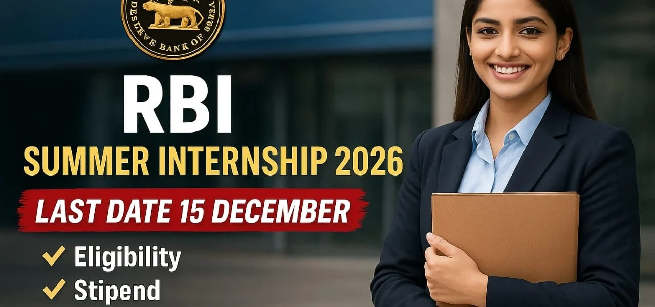 RBI Summer Internship 2026