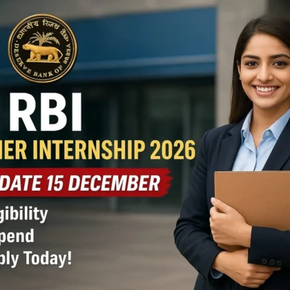 RBI Summer Internship 2026