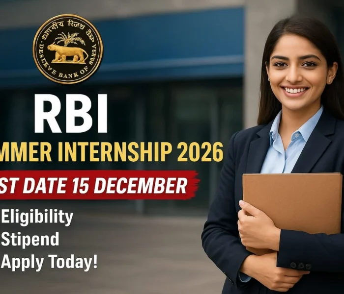 RBI Summer Internship 2026