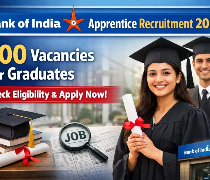 Bank of India Apprentice Recruitment 2026