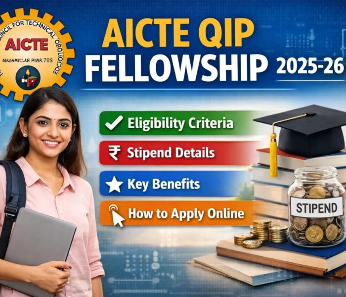 AICTE QIP Fellowship 2025-26