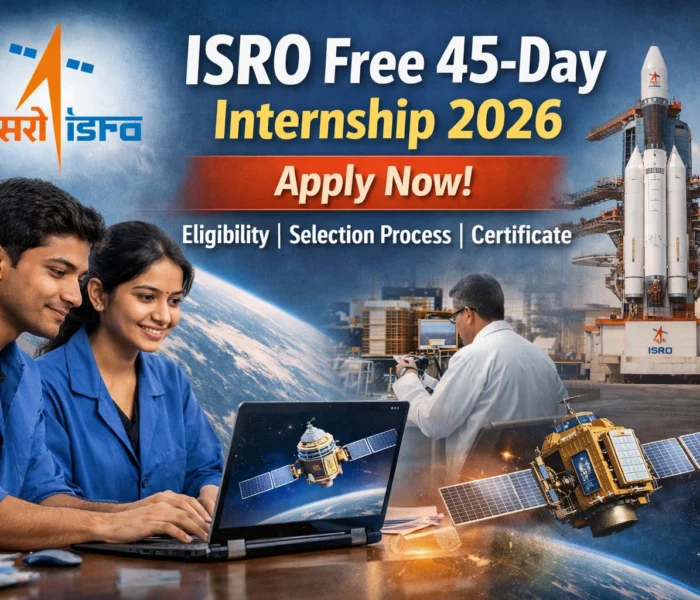ISRO Free 45-Day Internship 2026