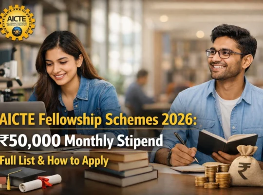 AICTE Fellowship Schemes 2026