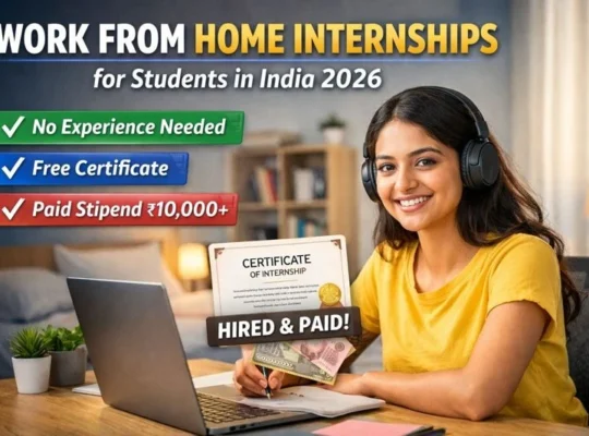 Work From Home Internships