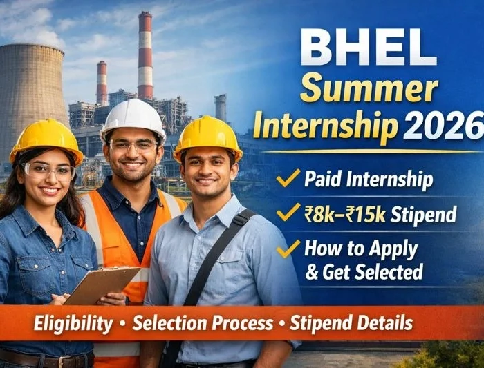 BHEL Summer Internship 2026