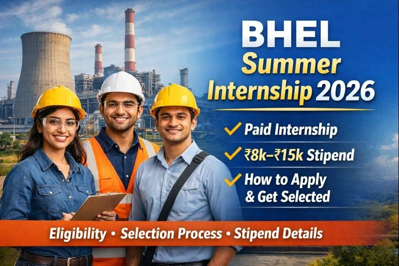 BHEL Summer Internship 2026