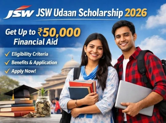 JSW Udaan Scholarship 2026