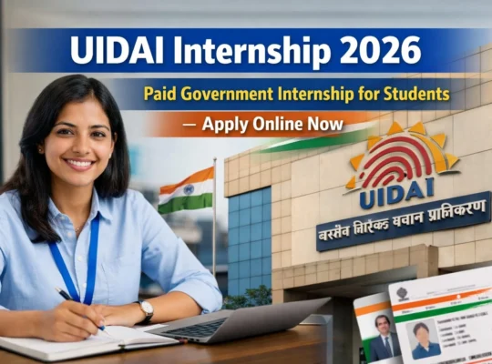 UIDAI Internship 2026