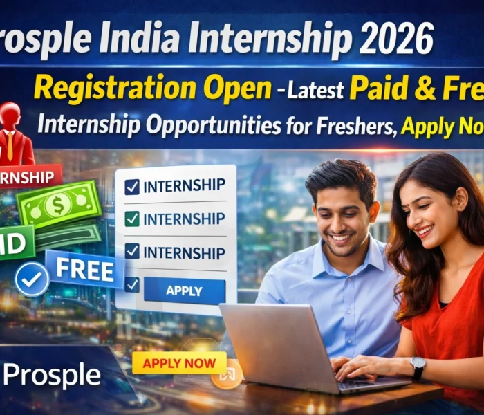 Prosple India Internship 2026