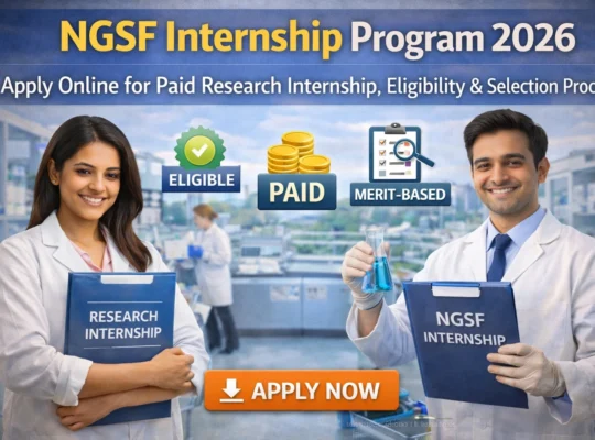 NGSF Internship Program 2026