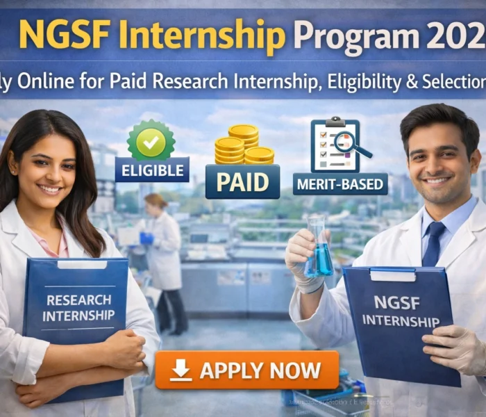 NGSF Internship Program 2026
