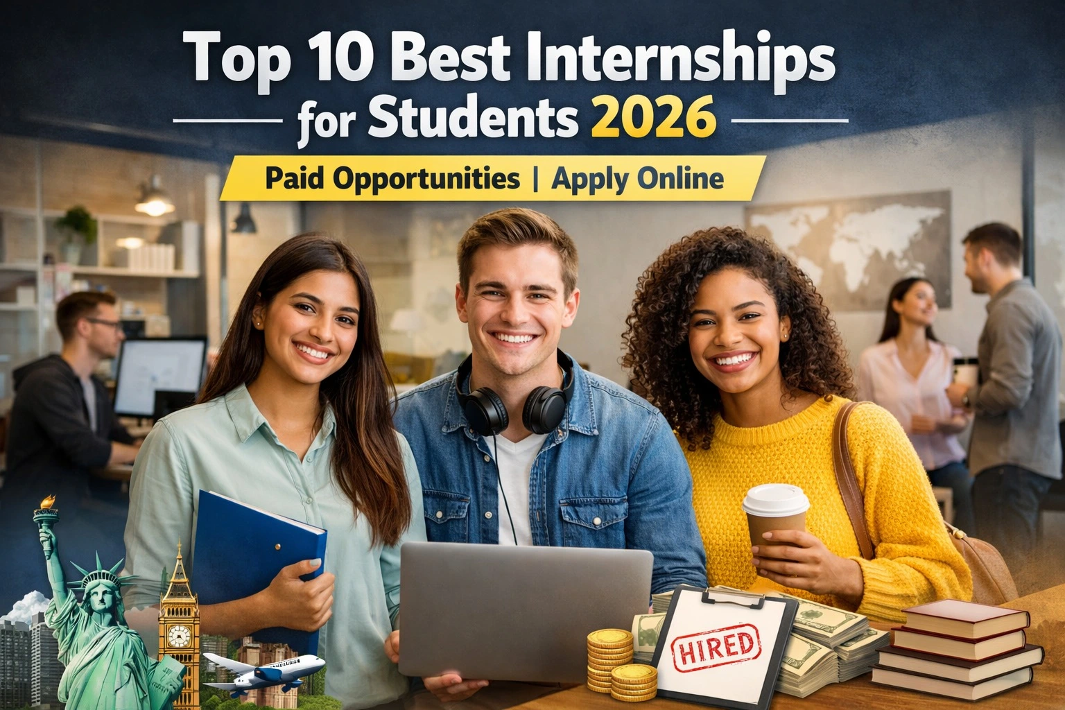 Top 10 Best Internships for Students 2026 – Paid Opportunities | Apply ...