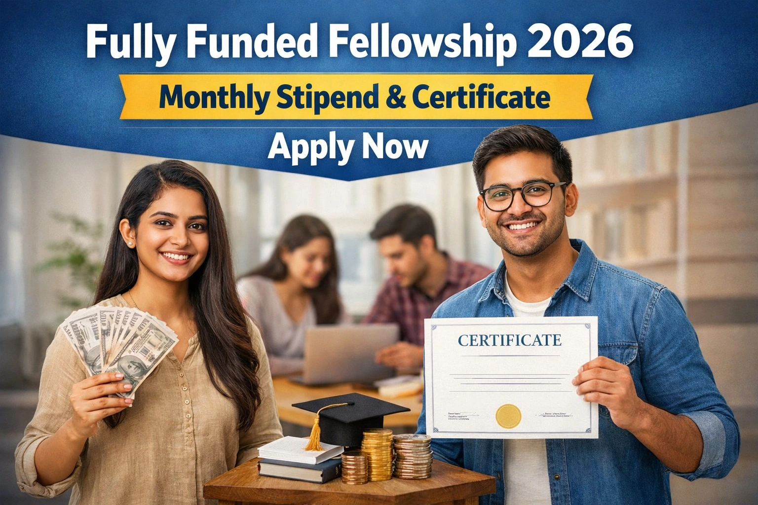 Fully Funded Fellowship 2026 – Monthly Stipend & Certificate | Apply Now