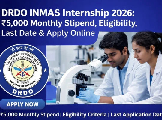DRDO INMAS Internship