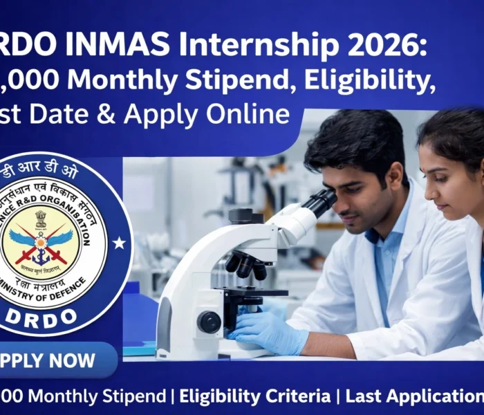DRDO INMAS Internship