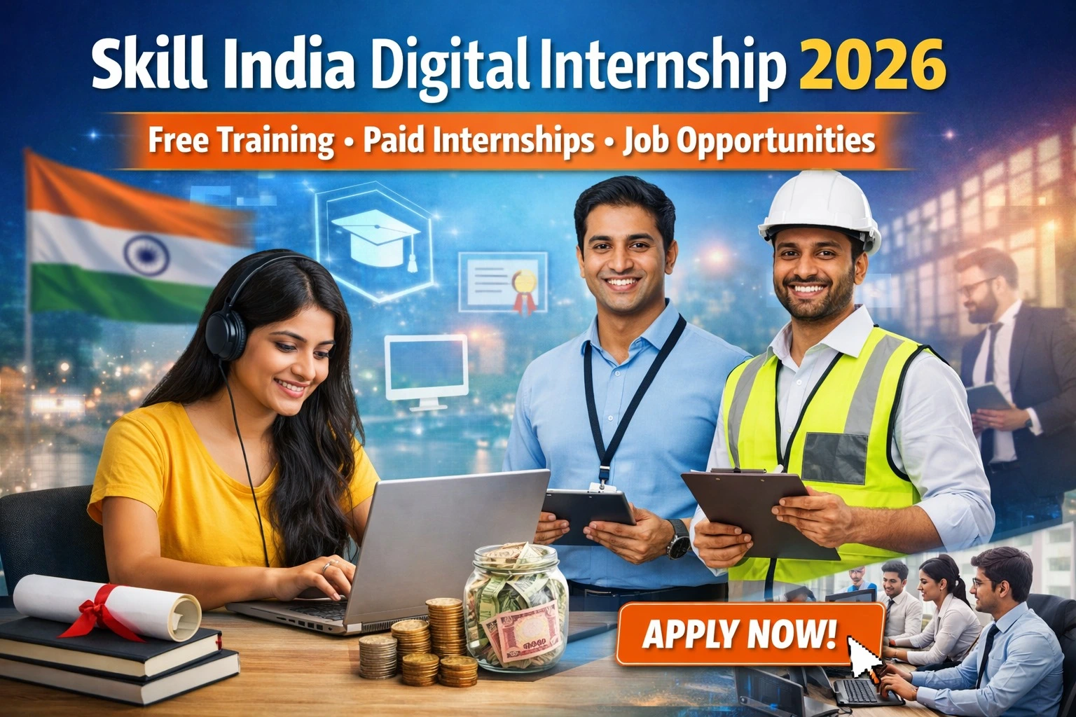 Skill India Digital Internship 2026: Apply Online for Free Training ...