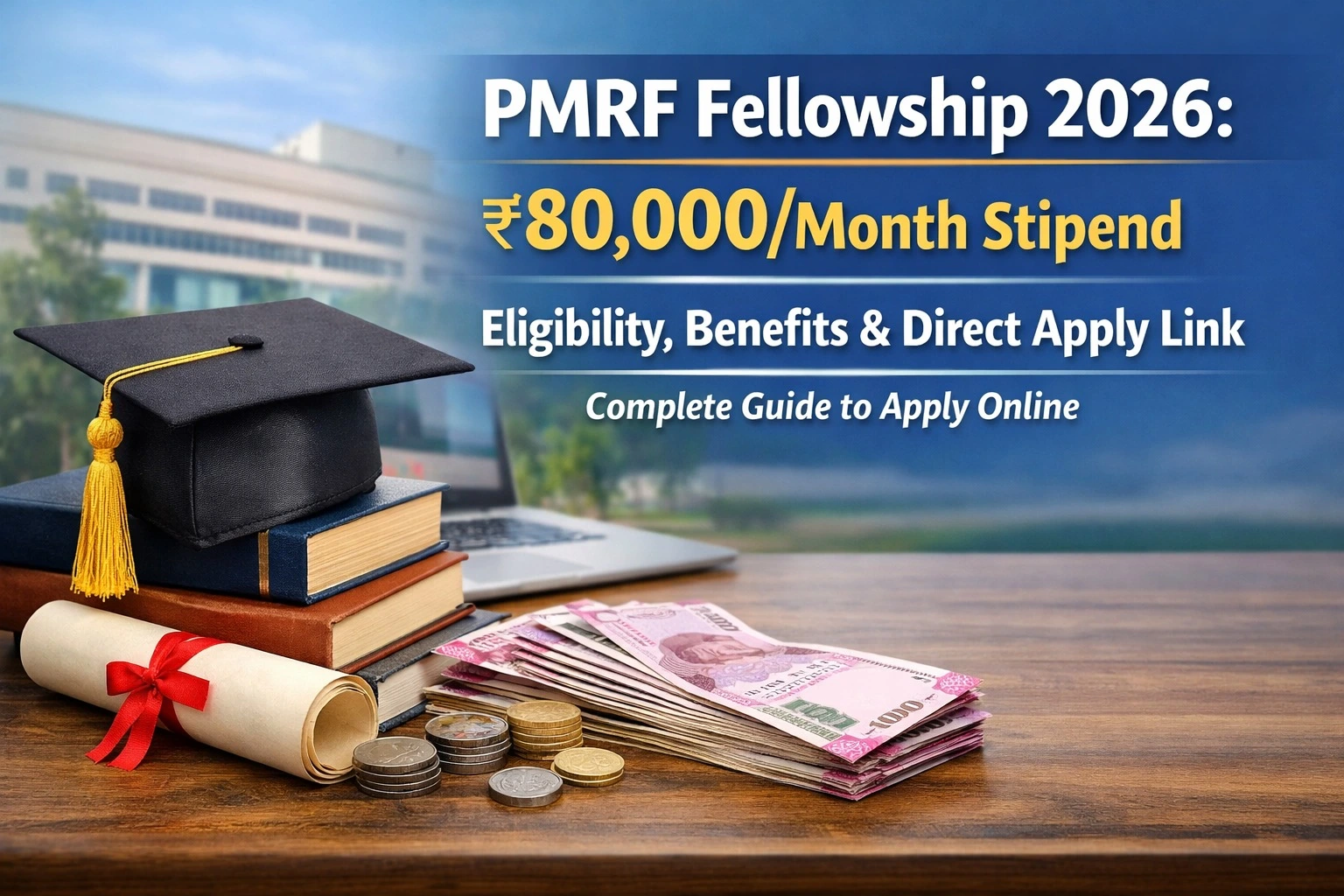 Pmrf Vector Image PMRF Fellowship 2026: ₹80,000/Month Stipend – Eligibility, Benefits ...