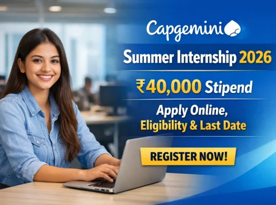 Capgemini Summer Internship