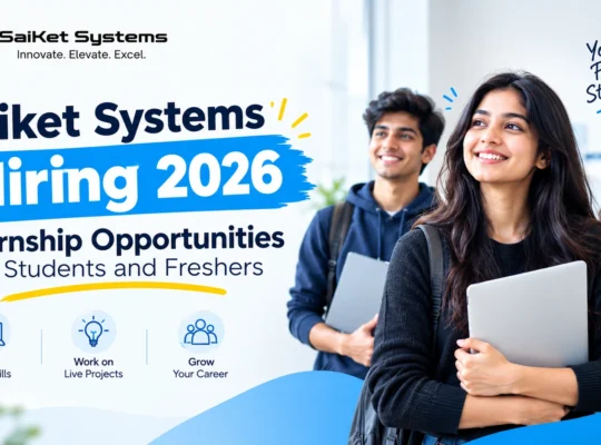 Saiket Systems Hiring 2026