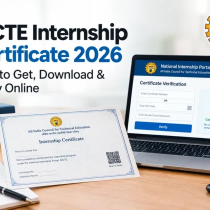 AICTE Internship Certificate