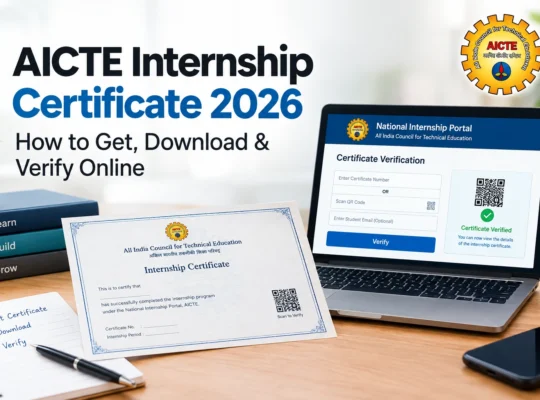 AICTE Internship Certificate