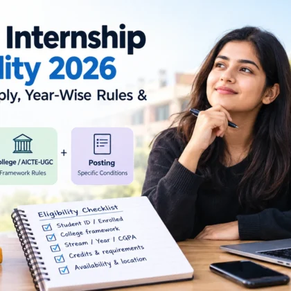 AICTE Internship Eligibility